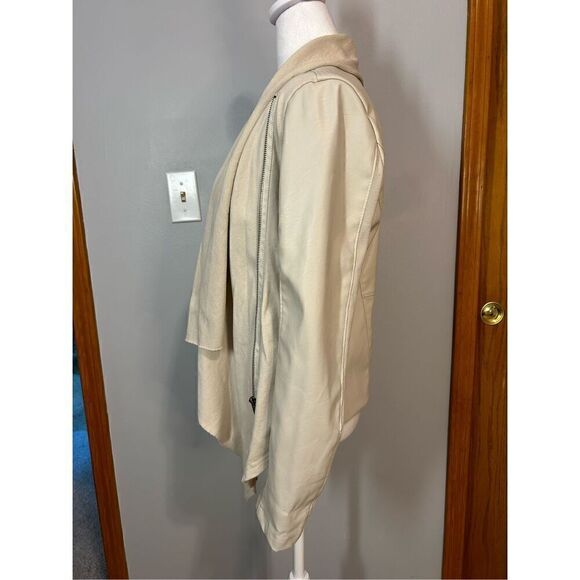 BLANK NYC shark hem vegan leather zip‎ jacket size M BIN R - Picture 4 of 13